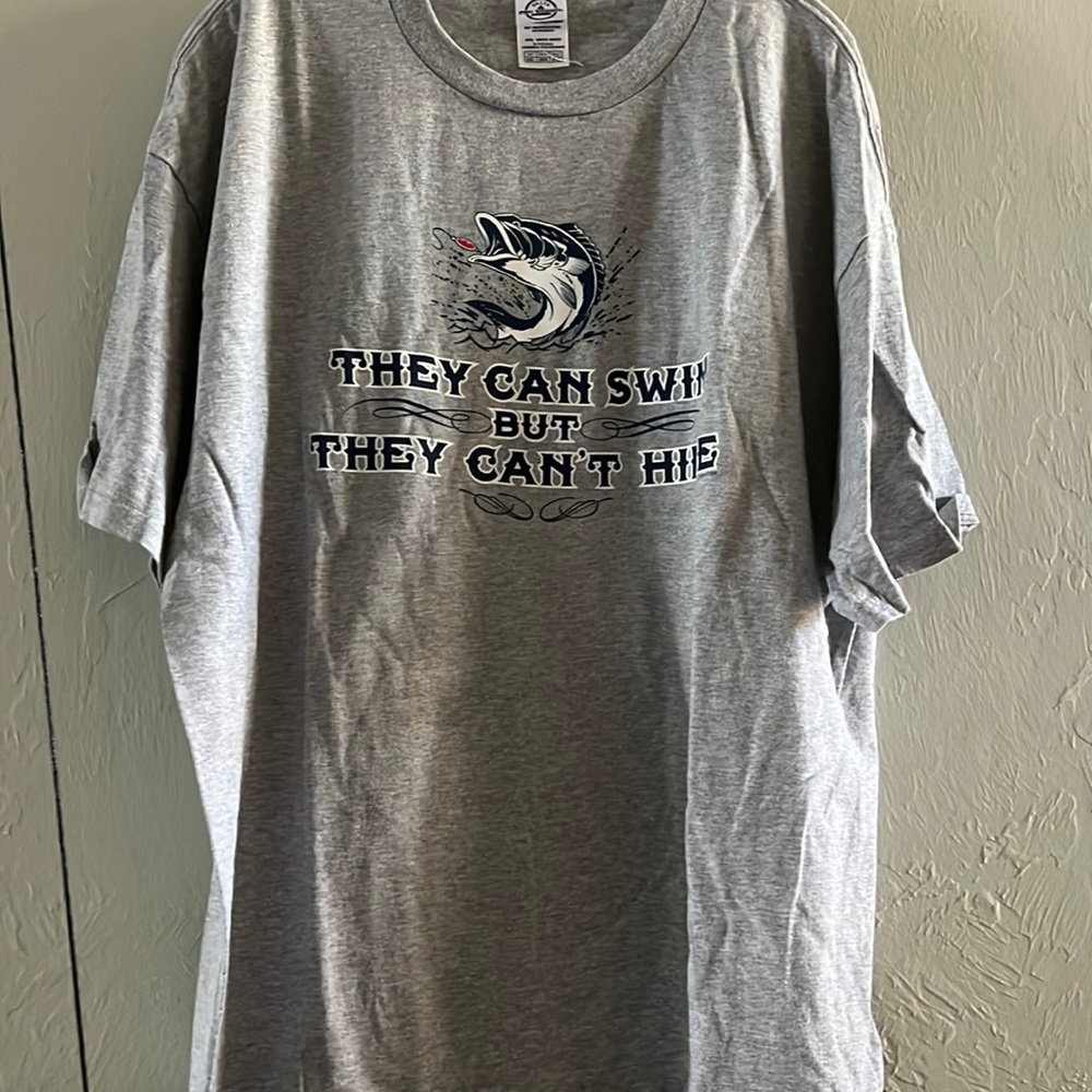 Men’s grey short sleeved T-shirt (2XL)
